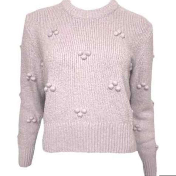 Madewell Dotted Bobble Pullover Sweater / Lavender / Size small - Picture 1 of 6